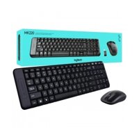Combo ko dây Keyboard   Mouse Logitech MK220 Chính hãng (Có pin, 2xAAA, 2xAA)