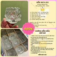 Combo làm nến A Di gồm 36 Ly Mãng Cầu Làm Nến Cúng Dường và 2kg bơ sáp làm nến ( Đầy đủ nguyên vật liệu )