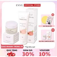 Combo Làm Sạch Chăm Sóc Da Giảm Mụn Gồm Mặt Nạ Đất Sét Trắng Kaolin 30 Gram Và Sữa Rữa Mặt ENNY 130 Gram