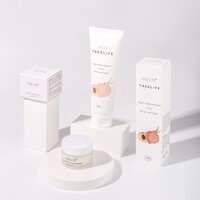 Combo Làm Sạch Sâu Giảm Mụn Gồm Mặt Nạ Đất Sét Trắng Kaolin 30 Gram Và Sữa Rữa Mặt ENNY 130 Gram Tặng Bột Thảo Mộc
