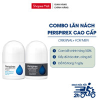 Combo Lăn Nách Khử Mùi Perspirex For Men Maximum Và Perspirex Original Cho Cả Gia Đình 20ml
