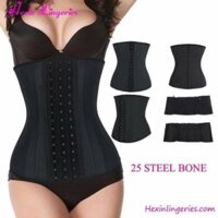 Combo latex 25 xương giảm eo định hình tặng kèm đai nối