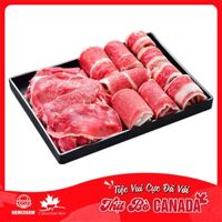 Combo Lẩu Bò Đặc Biệt gồm ba chỉ bò, gầu bò và bắp bò Úc khay 800gr