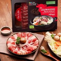 Combo Lẩu Bulgogi Thịt Ba Chỉ Bò Mỹ (1,1 kg) ORIFOOD