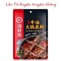 Combo Lẩu Haidilao vị Tứ Xuyên + Sốt chấm cay