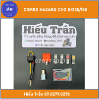 Combo LED T15 Cho Exciter135/150 - Tặng dây còi chớp