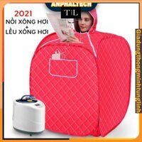 Combo Lều Xông Hơi Kèm Nồi Xông Hơi Điện Mini 3L Tại Nhà - Dùng cho gia đình sau sinh Spa, có remote