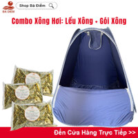 Combo Lều Xông Hơi Tự Bụng Cao Cấp Và 10 Gói Thảo Dược Xông Hơi Toàn Thân, Gói Xông Giải Cảm, Lều Xông Tại Nhà