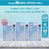 Combo Liệu Trình 3 Hộp Thạch Placenta Nhau Thai Cừu Và Mâm Xôi CHUNHO NCARE Bổ Sung Collagen Chống Lão Hóa