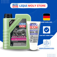 Combo Liqui Moly Molygen Scooter Nhớt tổng hợp cao cấp cho xe tay ga- Sản xuất tại Đức