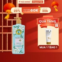 [COMBO LIVE] Dầu gội dược liệu Thái Dương 7 Gold bưởi tây 500ml tặng tuýp  DẦU GỘI Thái Dương 7 plus 50ml