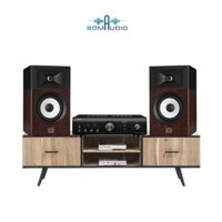Combo Loa Bookshelf JBL STAGE A130 + Amply Nghe Nhạc DENON PMA-600NE