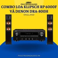 Combo Loa Klipsch RP 6000F và Amply Denon DRA-800H