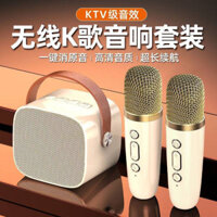Combo loa micro mini cho sử dụtại nhà, micro KTV, loa bluetooth khôdây cho điện thoại di độ, 007 ZXVB