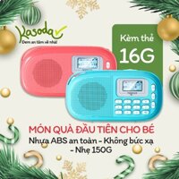 Combo loa nghe mini Nogo CLASSIC phát nhạc từ thẻ nhớ đài FM loa tắm ngôn ngữ cho bé