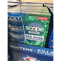 [Combo lốc 5 hộp] Kem đánh răng Crest Complete Extra Whitening Scope 232g