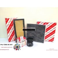 Combo @ lọc gió ‘ động cơ , lọc điều hòa ' than hoạt tính, lọc nhớt (lọc dầu) , Toyota ' Vios ' Yaris ' 2014 tới nay