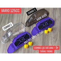 COMBO LỌC GIÓ UMA + ỐP TRONG SUỐT VARIO 125CC