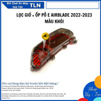 COMBO LỌC GIÓ VÀ ỐP PÔ E MÀU KHÓI CHO XE AB AIRBLADE 2022-2023