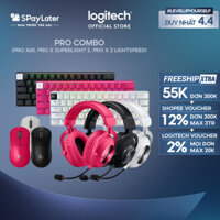 Combo Logitech G PRO Gaming Bàn phím Logitech G Pro X 60, Tai nghe G Pro X 2 Lightspeed, Chuột G Pro X Superlight 2