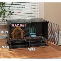 COMBO Lồng Quây Lưới Nan Nhỏ Sắt Lắp Ghép Chuồng Cho Thú Cưng,Chó Mèo(Tặng Khay Và Chốt)