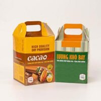 Combo lương khô cacao và bay 700g ( mỗi hộp 10gói mỗi gói 2 thanh)