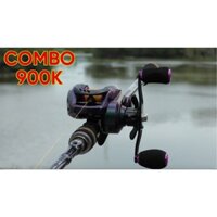 Combo Lure 900K Cần Hunting Black 2m1 và máy PROBEROS và dây Toman