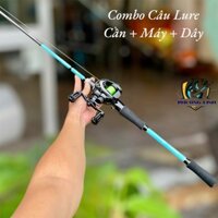 [Combo Lure Ngang ] Cần câu Aquatic 2m1 + Máy Ngang Cemreo RS Tay Trái Và Kèm Sẵn