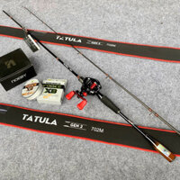 [combo lure ngang] cần Monster Tatula Gen 2,dài 2m1 - máy Noeby K9 Pro,tay trái - dây pe Toro focer X8