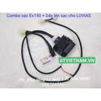 Combo LUVIAS Xăng Cơ Sạc Exciter 150 Chính Hãng + Dây Lên Sạc