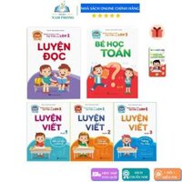 Combo Luyện Đọc, Bé Học Toán, Tập Viết - Hành Trang Cho Bé Chuẩn Bị Vào Lớp 1 Tặng Kèm Bộ Thẻ Học