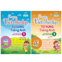 Combo Luyện viết chữ đẹp từ vựng tiếng Anh - theo chương trình Sách giáo khoa Lớp 1,2