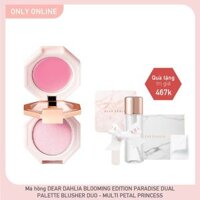 Combo Má Hồng Đa Năng DEAR DAHLIA BLOOMING EDITION PARADISE DUAL PALETTE BLUSHER DUO - MIX #PETAL PRINCESS