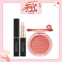 Combo Má Hồng & Son Dưỡng Môi Có Màu A'PIEU KISSABLE TINT BALM MAGIC