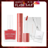 Combo Má Hồng & Son Nước Lì A'PIEU JUICY PANG TINT CR05 Grape Fruit