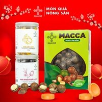 Combo Macca Sấy Nứt, Mứt Hoa Hồng Hoa Atiso Đỏ, Xoài Sấy Dẻo Dalahub