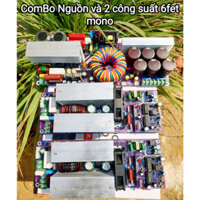 COMBO MẠCH NGUỒN XUNG & CÔNG SUẤT CLASS D 6fet