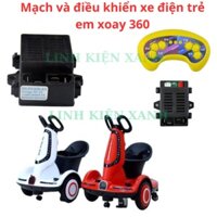 Combo mạch và điều khiển xe điện trẻ em xoay 360 HH-PH360K-2.4G