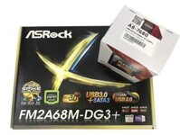 Combo Main AMD ASROCK FM2A68M-DG3 + CPU AMD A8 7680 (3.5Ghz UP TO 3.8Ghz, FM2+, 4 Cores 4 Threads)