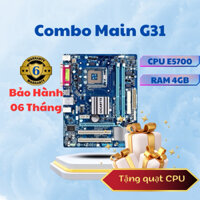 Combo Main Gigabyte G31 | CPU 5700/7500 Socket 775 | Ram DDR2 4GB