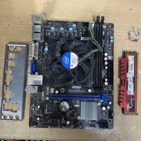 combo main msi H61,cpu G2030, ram 4G tháo máy dùng tốt