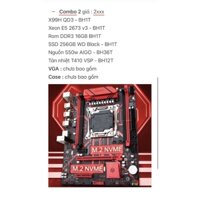 Combo Main X99 DQ3 (E5 2673v3+16Gb+Ssd 256gb+ Nguồn 550W+ Tản T410)