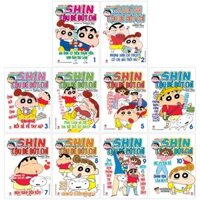 Combo Manga - Shin - Cậu Bé Bút Chì - Phiên Bản Hoạt Hình Màu: Tập 1 - 10 (Bộ 10 Cuốn)