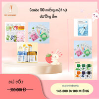 Combo mặt nạ 100 miếng  tính chất mix vị làm da mịn màng - THỎ XYNH SHOP