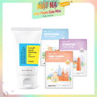 Combo Mặt Nạ Giấy & Sữa Rửa Mặt Dạng Gel COSRX LOW PH GOOD MORNING GEL CLEANSER