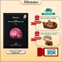 Combo Mặt Nạ Ốc Sên Hồng Dưỡng Trắng JMsolution Active Pink Snail Brightening Mask Prime 30ml