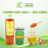 Combo Mật ong hoa cà phê + trà gừng hòa tan Vườn Đăk Lăk