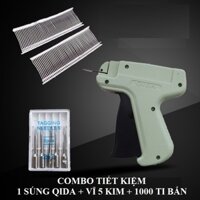 Combo Máy Bắn tag QIDA + Vĩ 5kim + 1000 ti