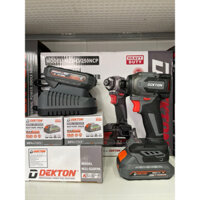 combo máy bắn vít dùng pin dekton 21v chính hãng