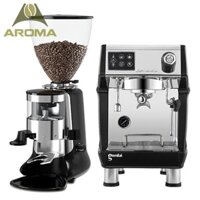 Combo máy cafe khởi nghiệp - Máy pha cà phê Gemilai CRM 3200B và Máy xay cà phê HeyCafe HC600 Ver 2.0